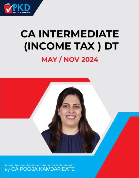 Picture of CA INTERMEDIATE  (INCOME TAX ) DT  MAY / NOV 2024 