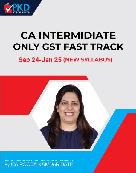 Picture of CA INTERMIDIATE ONLY GST FAST TRACK  Sep 2024-Jan 2025 (New Syllabus)