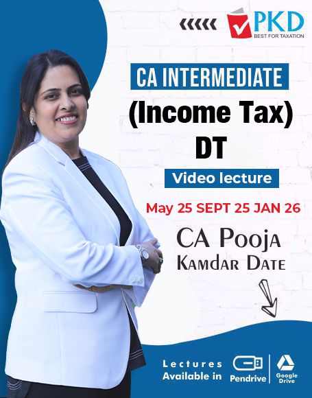 Picture of CA INTERMEDIATE  (Income Tax ) DT May 25 SEPT 25 JAN 26 