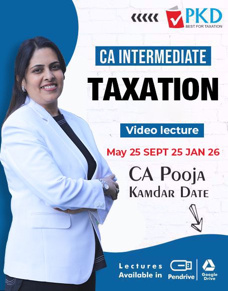 Picture of CA INTERMEDIATE  TAXATION - May 2025 - SEPT 2025 & JAN 2026